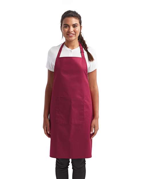 Recycled Bib Apron with Pocket – 13820