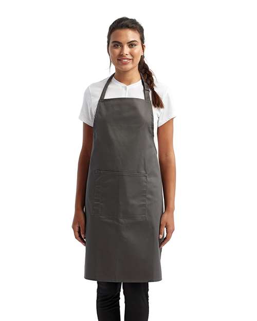 Recycled Bib Apron with Pocket – 13820