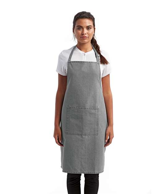 Recycled Bib Apron with Pocket – 13820