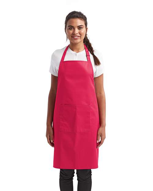 Recycled Bib Apron with Pocket – 13820