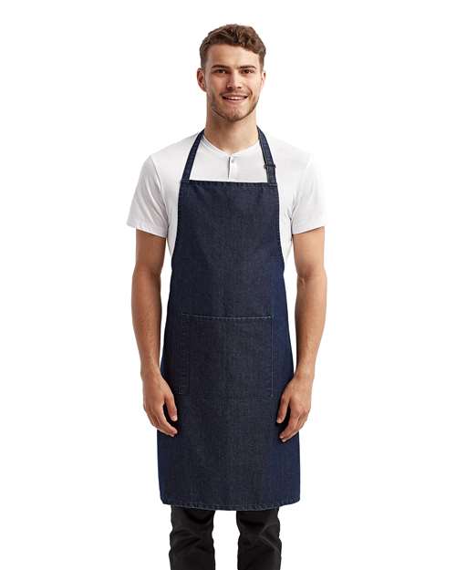 Recycled Bib Apron with Pocket – 13820