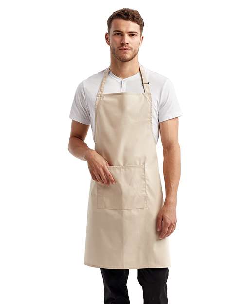 Recycled Bib Apron with Pocket – 13820