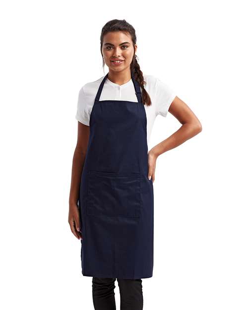 Recycled Bib Apron with Pocket – 13820