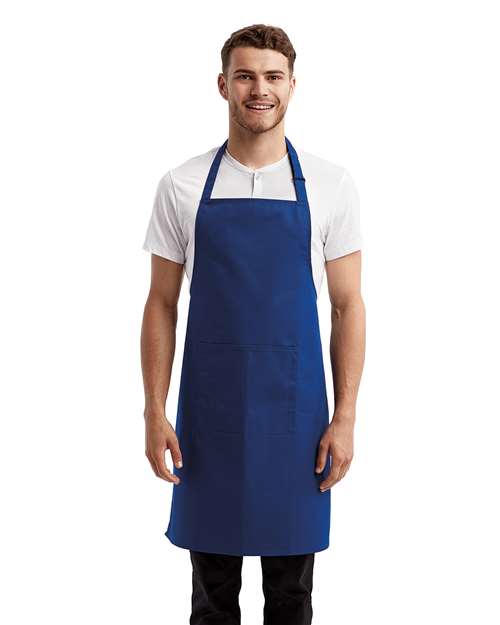 Recycled Bib Apron with Pocket – 13820