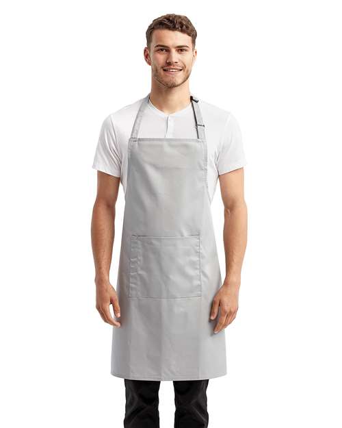 Recycled Bib Apron with Pocket – 13820