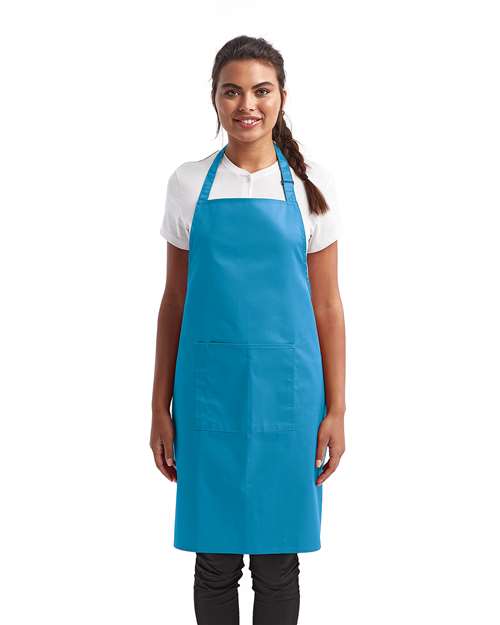 Recycled Bib Apron with Pocket – 13820