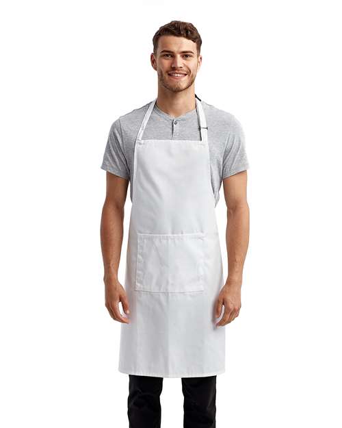 Recycled Bib Apron with Pocket – 13820