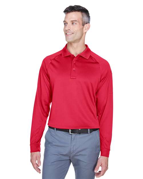 Men's Advantage Long Sleeve Tactical Polo - Harriton – M211L