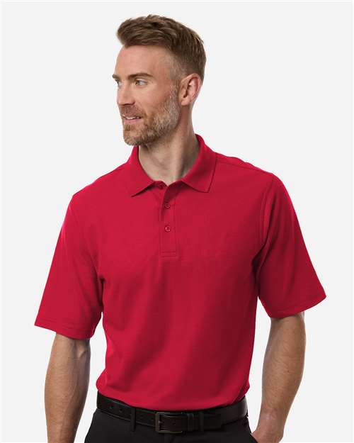 Men's Tall Maverick CVC Pique Polo - Harriton – M105T