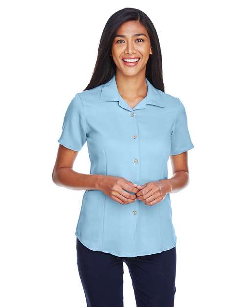 Women's Bahama Cord Camp Shirt - Harriton - M570W