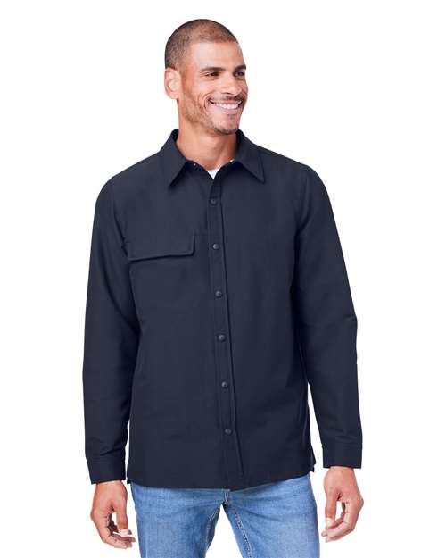 Unisex Flex Twill Overshirt Jacket - Harriton - M72