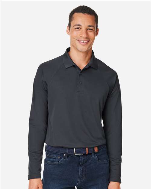Men's Charge Snag and Soil Protect Long Sleeve Polo - Harriton – M208L