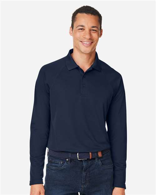 Men's Charge Snag and Soil Protect Long Sleeve Polo - Harriton – M208L