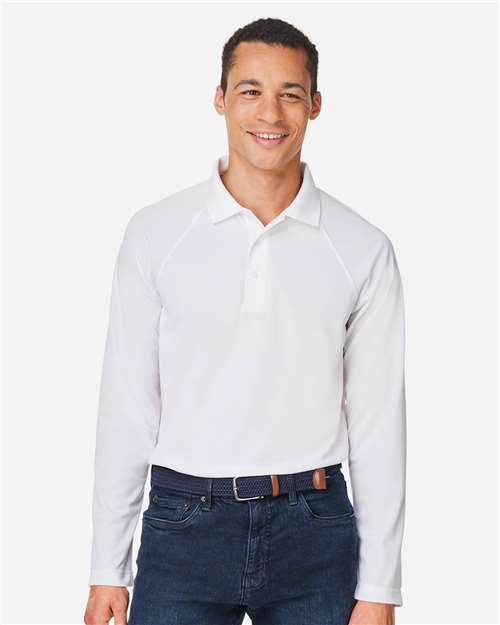Men's Charge Snag and Soil Protect Long Sleeve Polo - Harriton – M208L