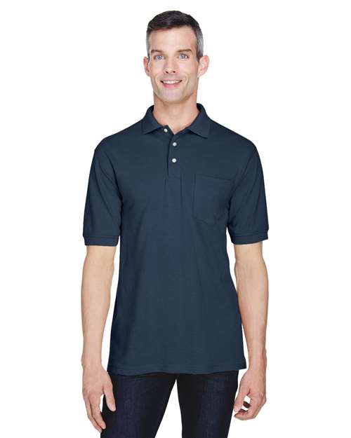 Men's Easy Blend™ Polo with Pocket - Harriton – M265P