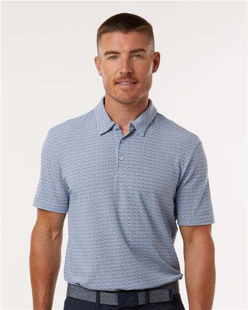 Men's Blended Printed Polo - Adidas - A702