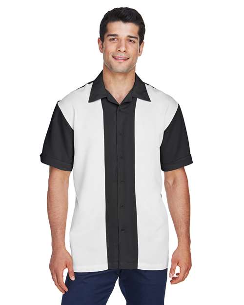 Men's Two-Tone Camp Shirt - Harriton - M575