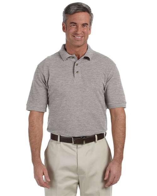 Men's Tall Cotton Pique Polo - Harriton – M200T
