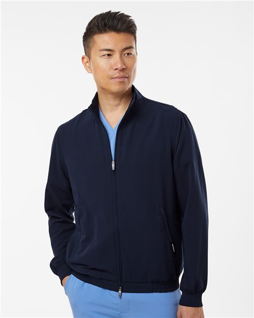 Men's Wolfe Everyday Full-Zip 6-Pocket Scrub Jacket - Jaanuu - M60001