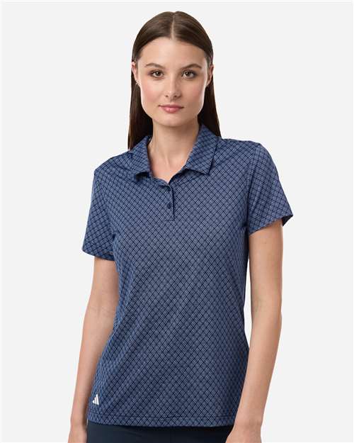 Women's 4-Way Stretch Printed Polo - Adidas - A717