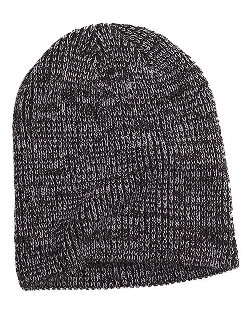 Ribbed Marled Beanie - Big Accessories – BA524