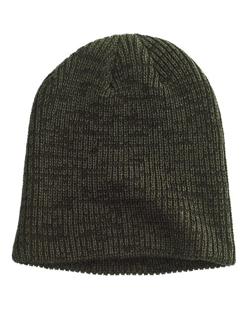 Ribbed Marled Beanie - Big Accessories – BA524