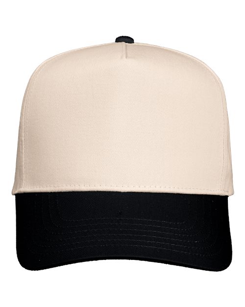 Five-Panel Twill Cap - Valucap - 8869