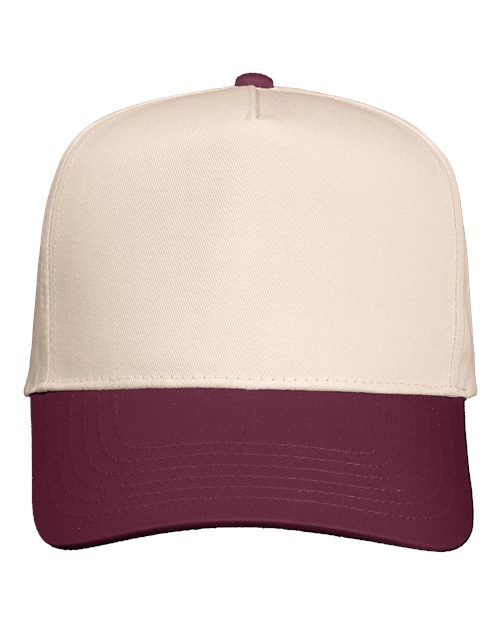 Five-Panel Twill Cap - Valucap - 8869