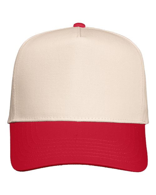 Five-Panel Twill Cap - Valucap - 8869