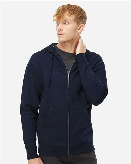 Unisex 8.5 oz. Midweight Full-Zip Hooded Sweatshirt - Independent Trading Co. - SS4500Z