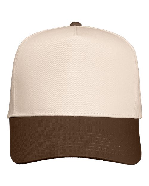 Five-Panel Twill Cap - Valucap - 8869