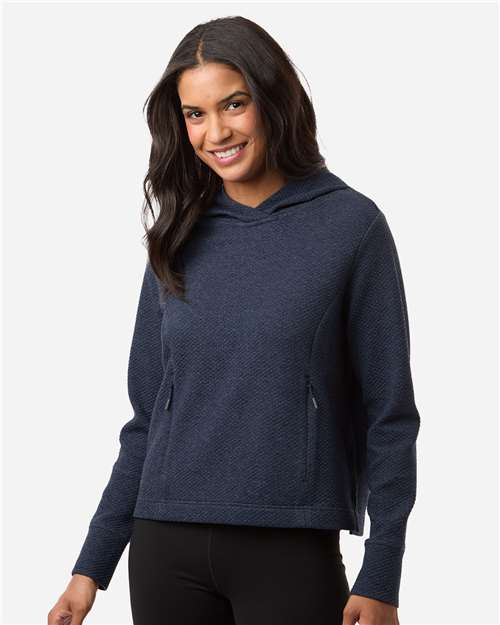 Women's Spirit Textured Hooded Pullover - North End - NE729W