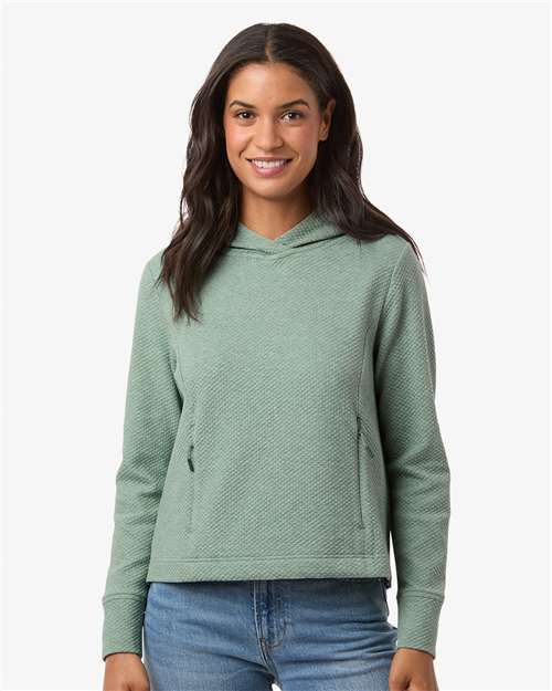 Women's Spirit Textured Hooded Pullover - North End - NE729W