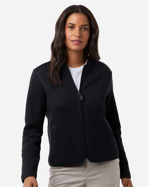 Women's Berkeley Textured Full-Zip Jacket - Devon & Jones - DG740W