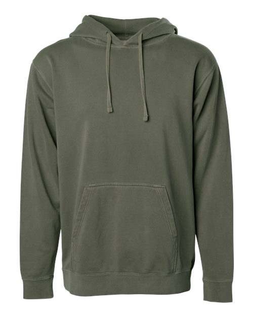 Unisex Midweight Pigment-Dyed Hooded Sweatshirt - Independent Trading Co. - PRM4500