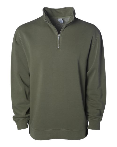 Unisex Pigment-Dyed Quarter-Zip Pullover - Independent Trading Co. - PRM4600QZ