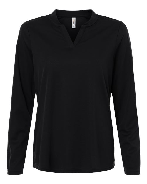 Women's Nova Performance Long Sleeve Pique Polo - CORE365 - 16389