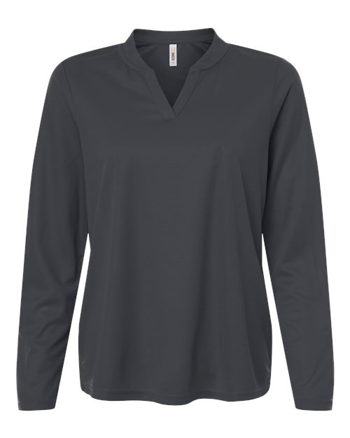 Women's Nova Performance Long Sleeve Pique Polo - CORE365 - 16389