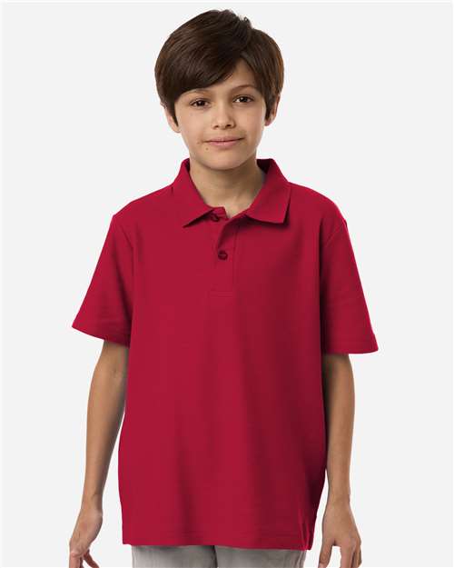 Youth Resolve CVC Performance Pique Polo - CORE365 - 16393
