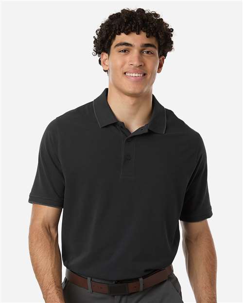 Men's Valiant Cotton Snag Protect Tipped Polo - Harriton – M215