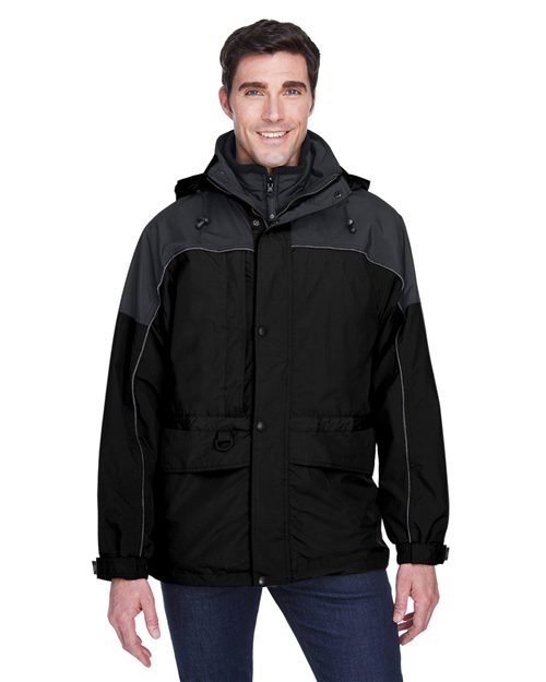 Men's 3-in-1 Two-Tone Parka - North End - 88006