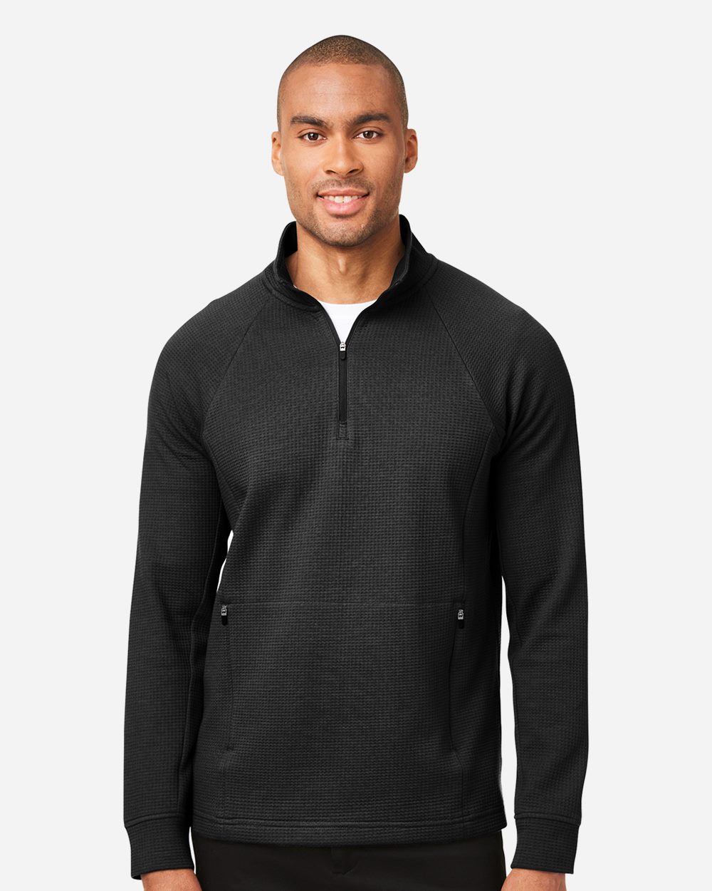 Men's Rhythm Waffle Quarter-Zip Pullover - North End - NE200