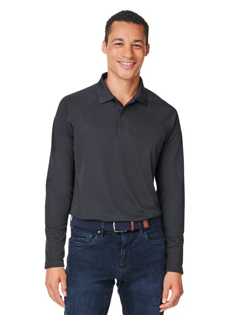 Men's Charge Snag and Soil Protect Long Sleeve Polo - Harriton – M208L
