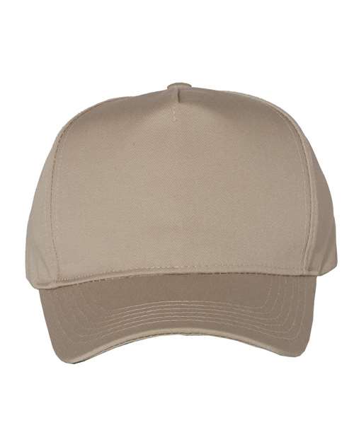 Five-Panel Twill Cap - Valucap - 8869