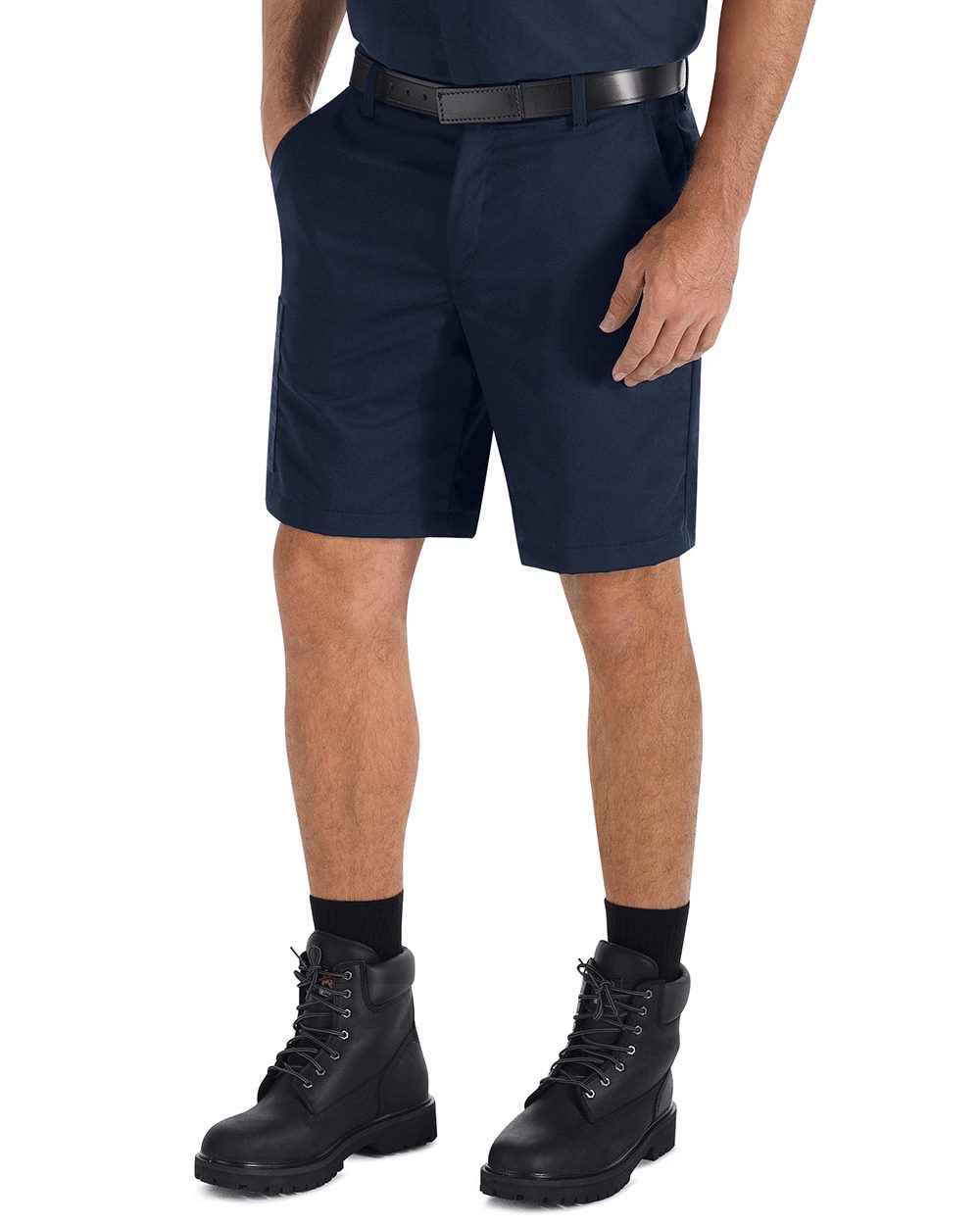 Men's Plain Front Shorts - Red Kap - PT26