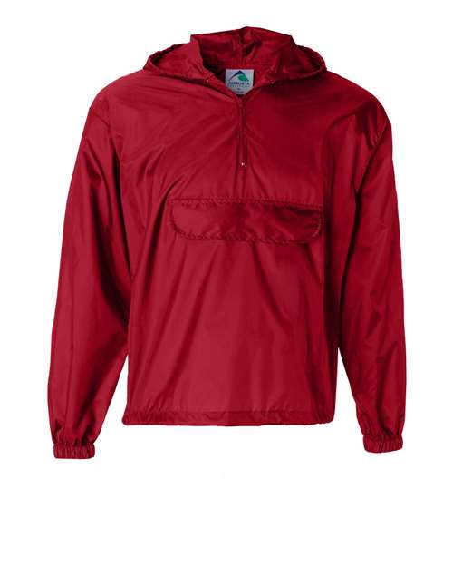 Unisex Packable Half-Zip Hooded Pullover Jacket - Augusta Sportswear – 3130