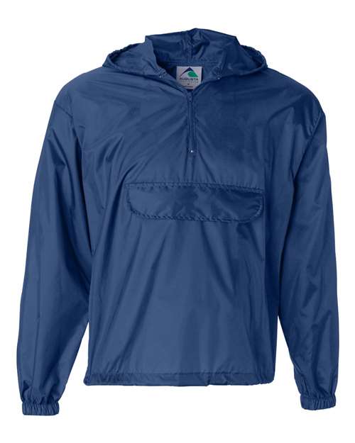 Unisex Packable Half-Zip Hooded Pullover Jacket - Augusta Sportswear – 3130