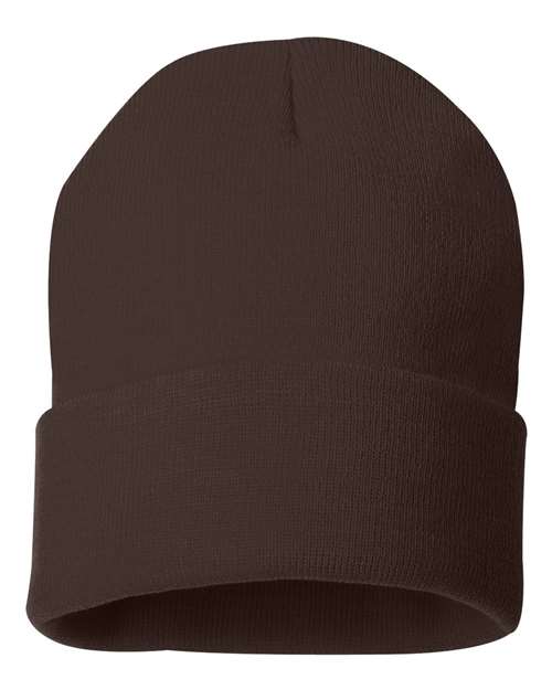 12" Solid Cuffed Beanie - Sportsman - SP12