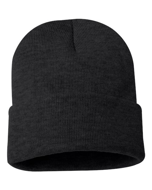 12" Solid Cuffed Beanie - Sportsman - SP12