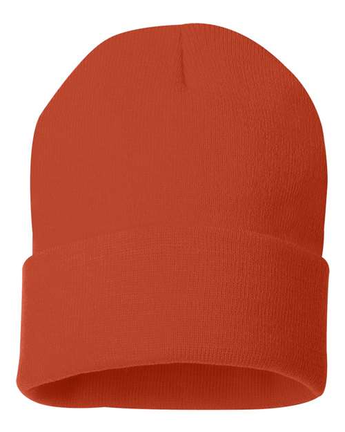 12" Solid Cuffed Beanie - Sportsman - SP12